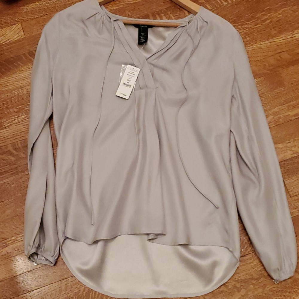 NWT WHBM silk top